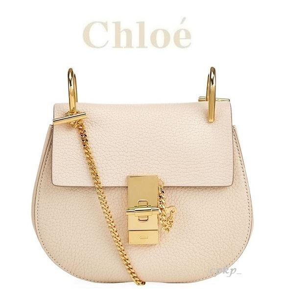 2015新作 クロエスーパーコピー Chloe【Drew】チェーンバック CEMENT PINK 3S1032-944 B59